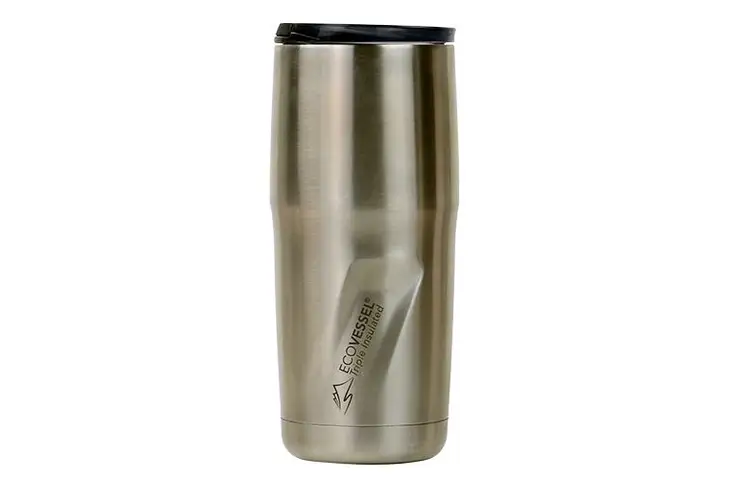 Eco Vessel METRO Insulated Bottle, 16oz, Silver Express